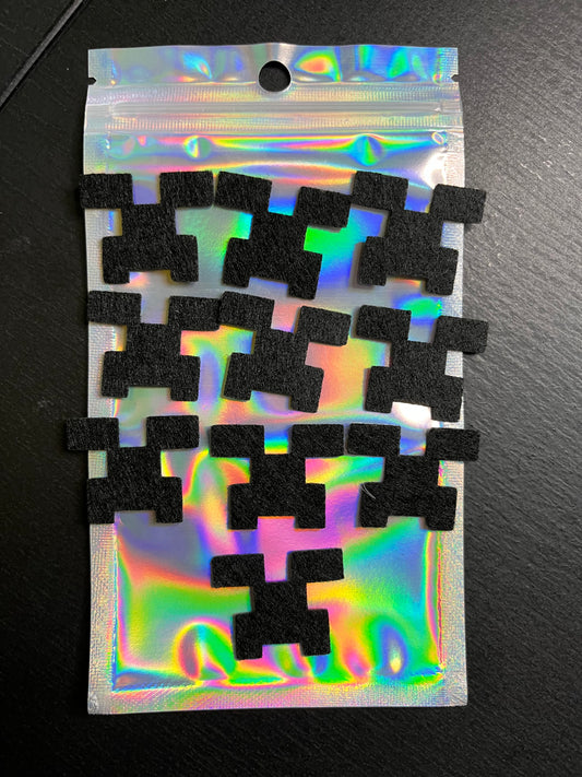 Felt Creeper Face (10 pack)