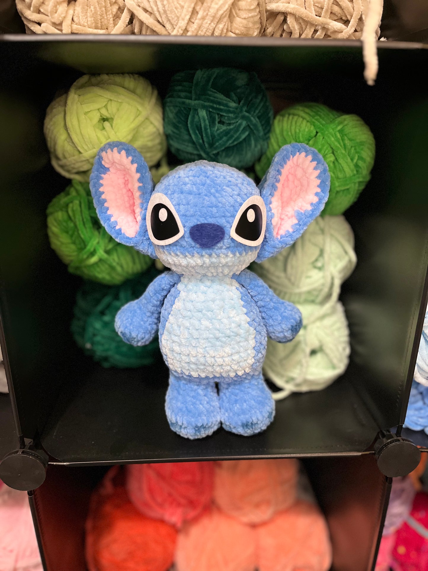 Felt Stitch Alien Eyes with blue nose (3 pack)