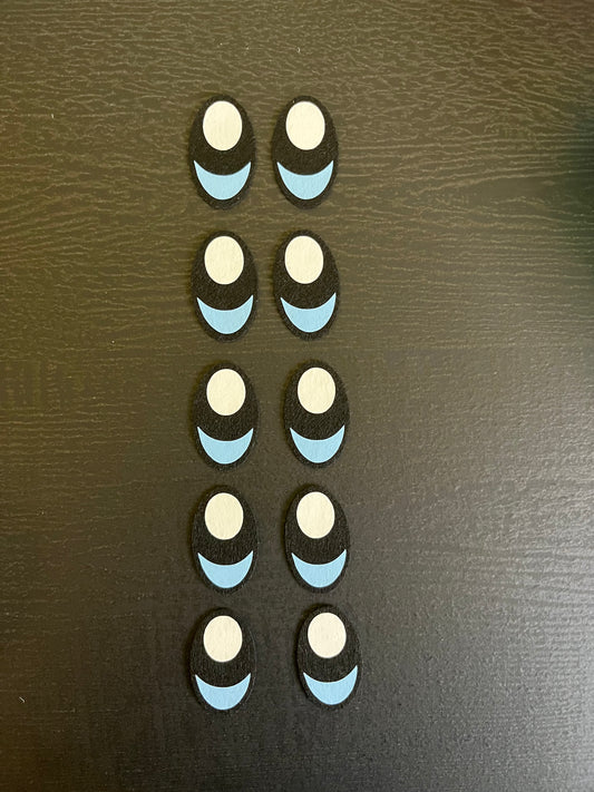 Felt Kirby Eyes (5 pack)